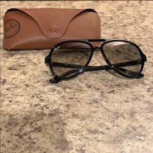 Ray-Ban plastic aviators